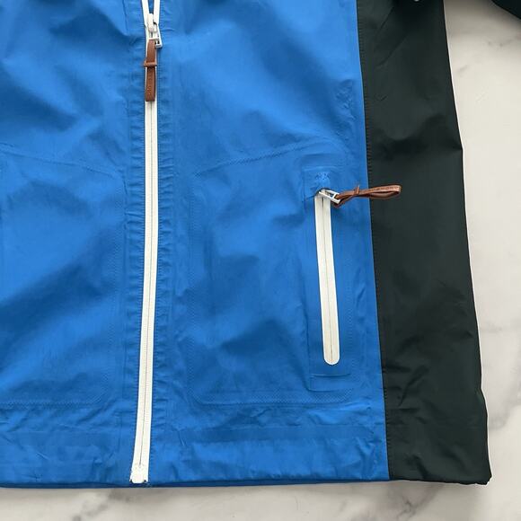 Tory Burch Sport All-Weather Jacket Color block blue green M Sporty Rich Outdoor - Picture 11 of 16